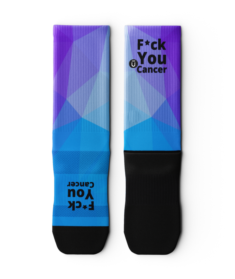 FU Cancer Athletic Crew Socks