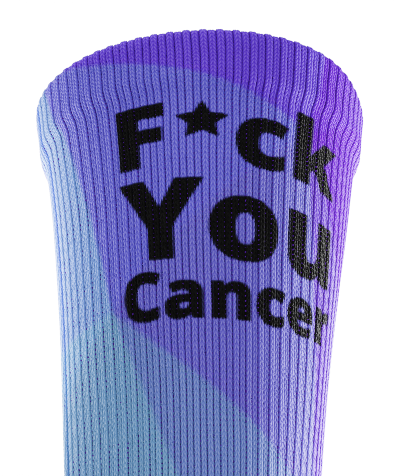 FU Cancer Athletic Crew Socks