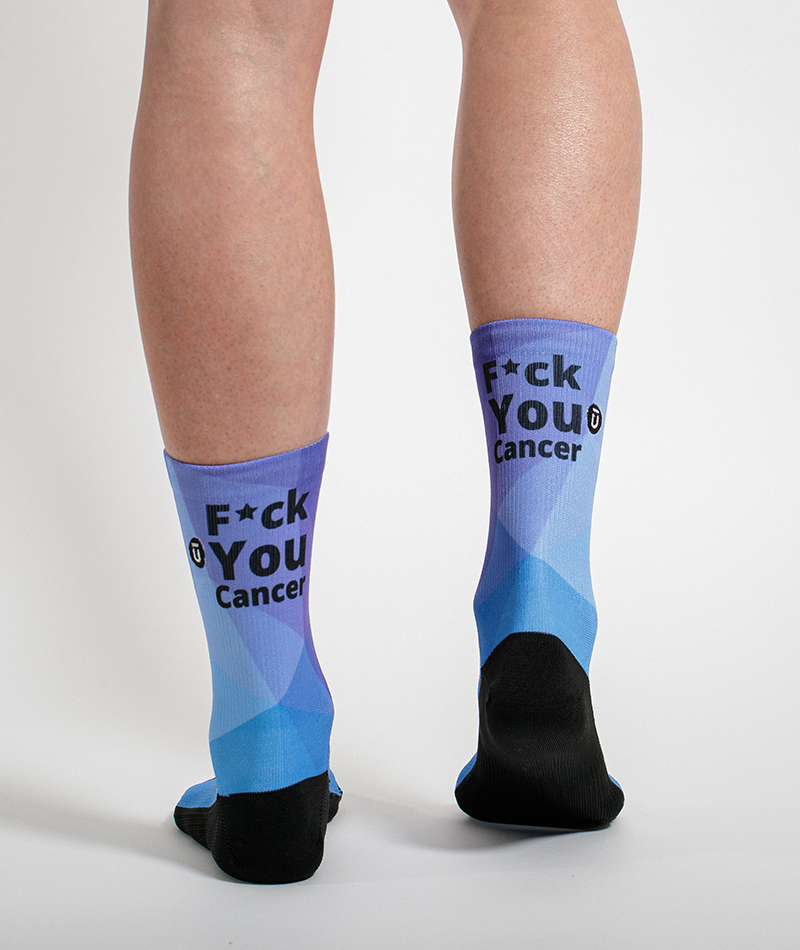 FU Cancer Athletic Crew Socks
