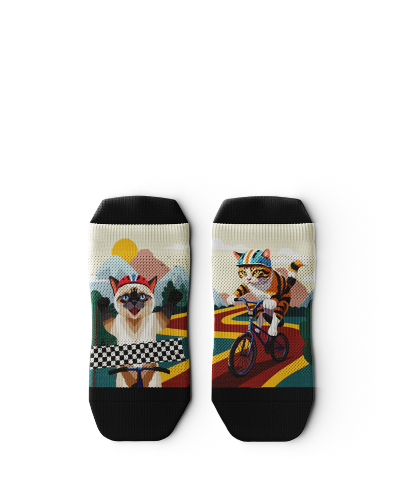 Fast and Furriest Ankle Socks