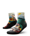 Fast and Furriest Athletic Quarter Socks