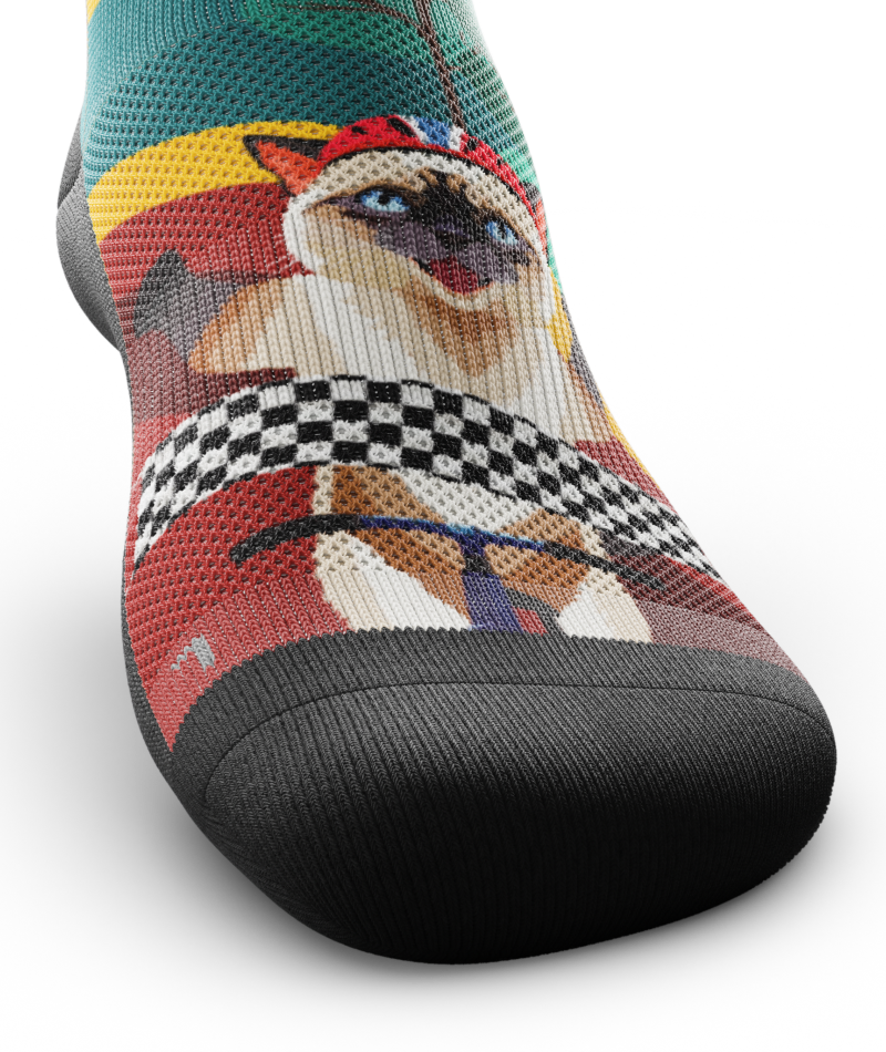 Fast and Furriest Athletic Quarter Socks