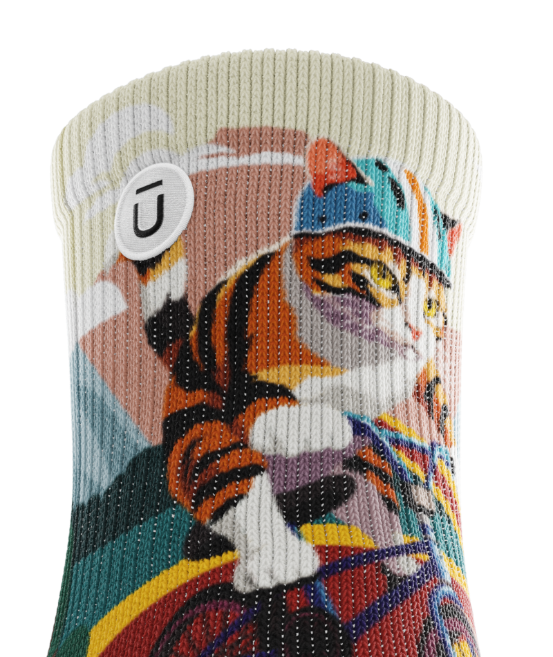 Fast and Furriest Athletic Quarter Socks