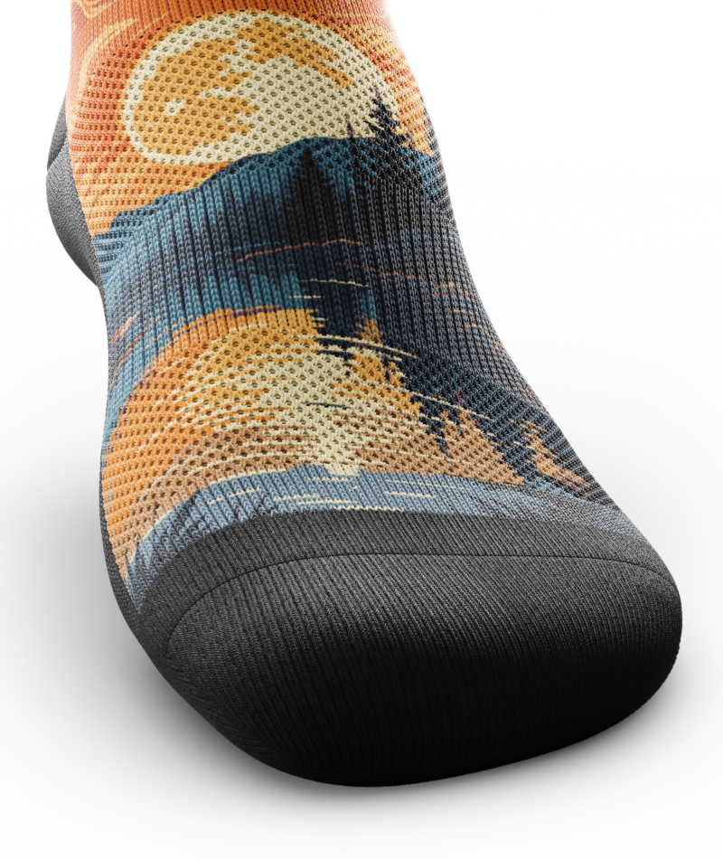 Fiery Night Athletic Crew Socks