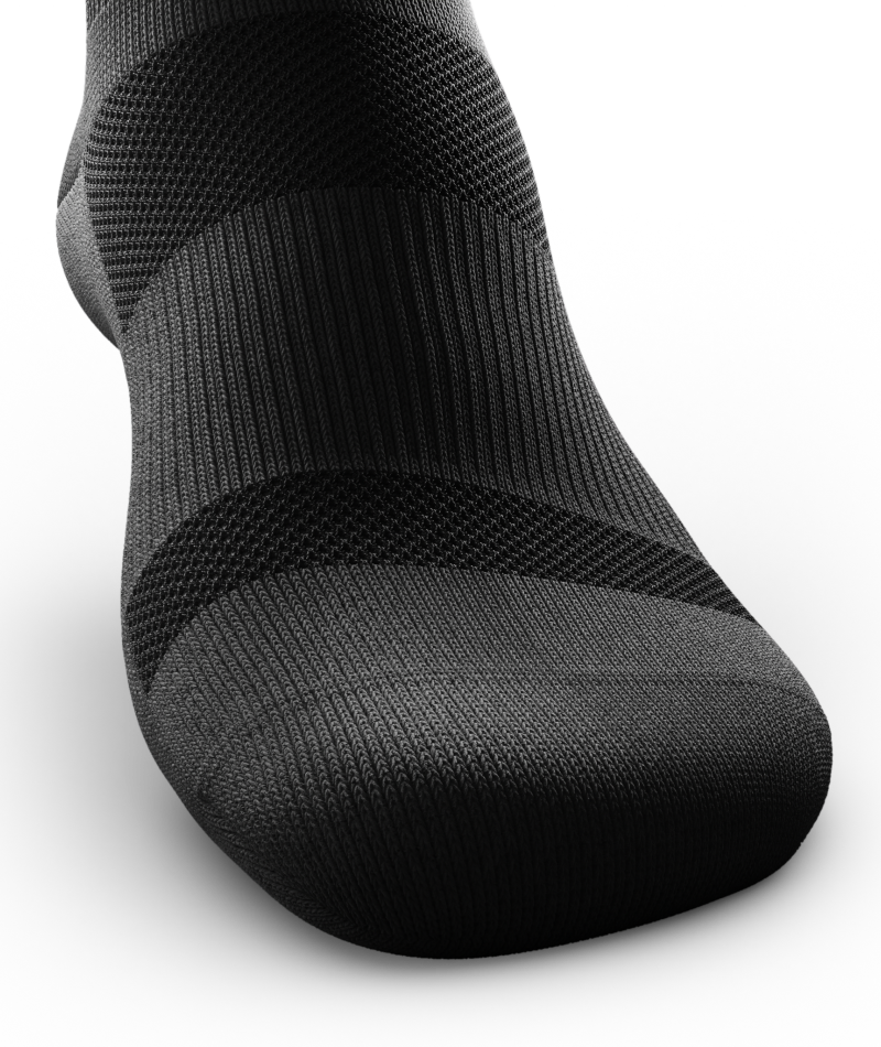 Chaussettes de compression montantes noires Athlétisme Modèle phare