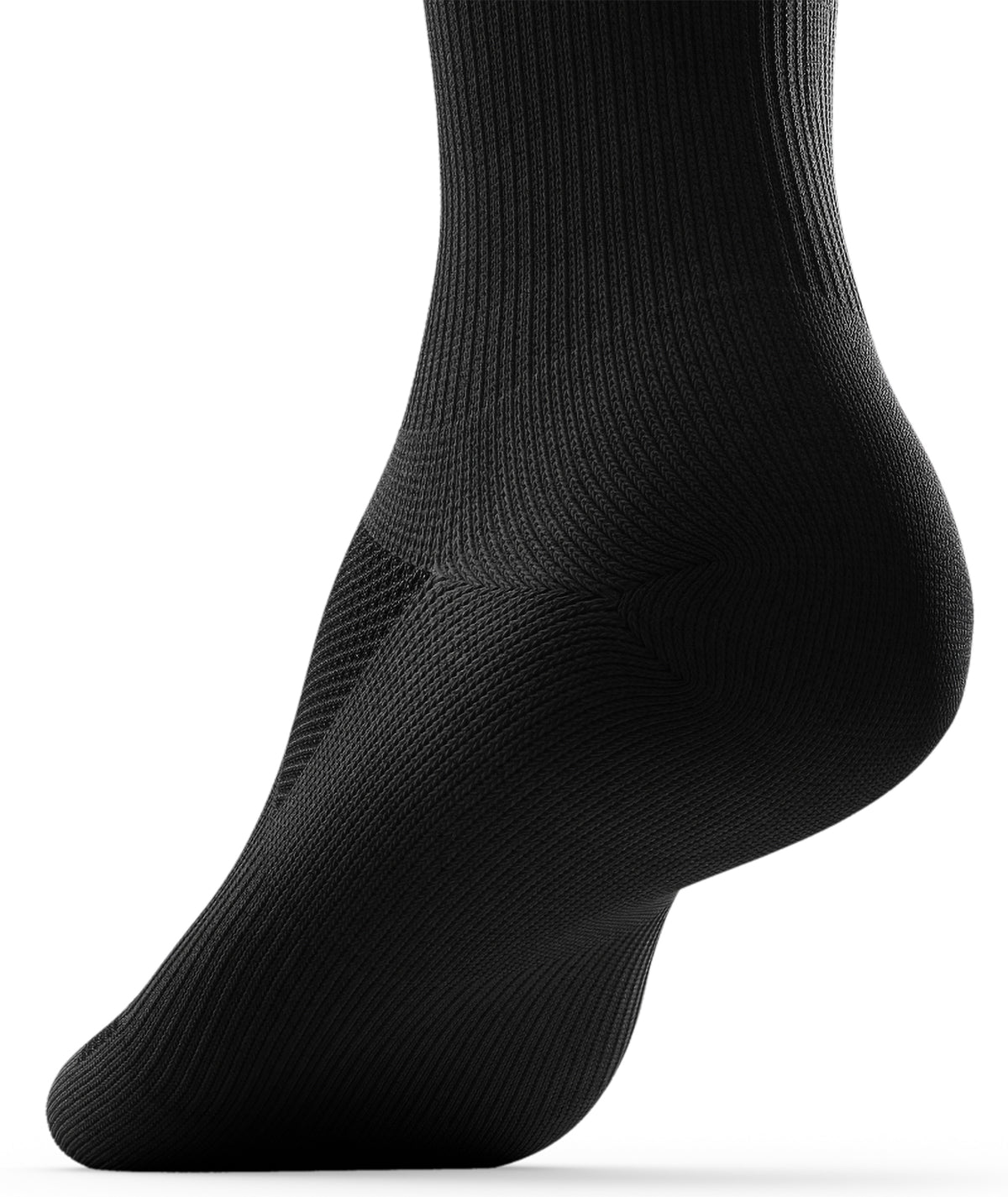 Flagship Black Athletic Knee High Compression Socks 3-Pack V1