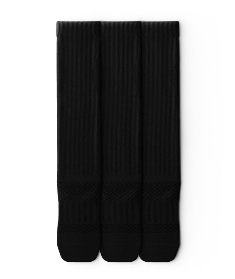 Flagship Knee High Black 3-Pack