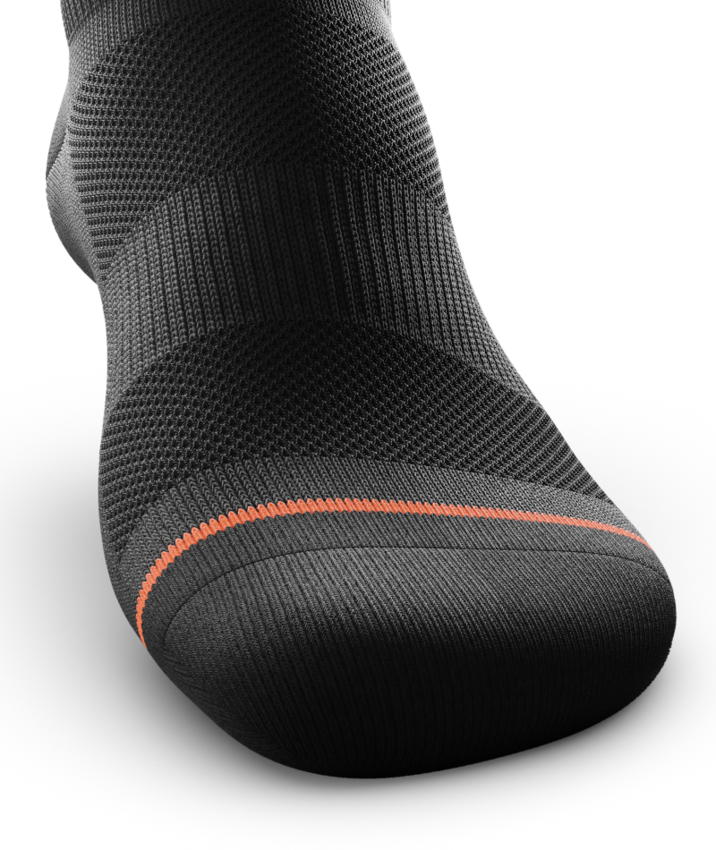 Flagship Black Athletic Ankle Socks