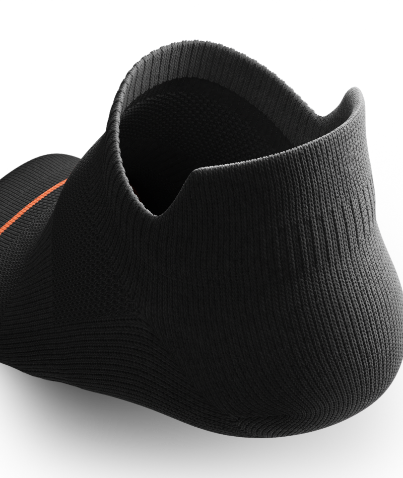 Flagship Black Athletic Ankle Socks