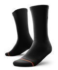 Flagship Black Athletic Crew Socks
