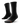 Flagship Black Athletic Crew Socks