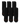 Flagship Black Athletic Crew Socks 6-Pack