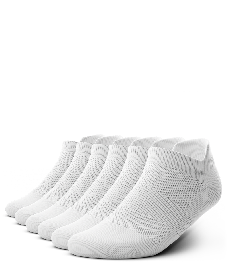 Flagship Ankle White 6-Pack