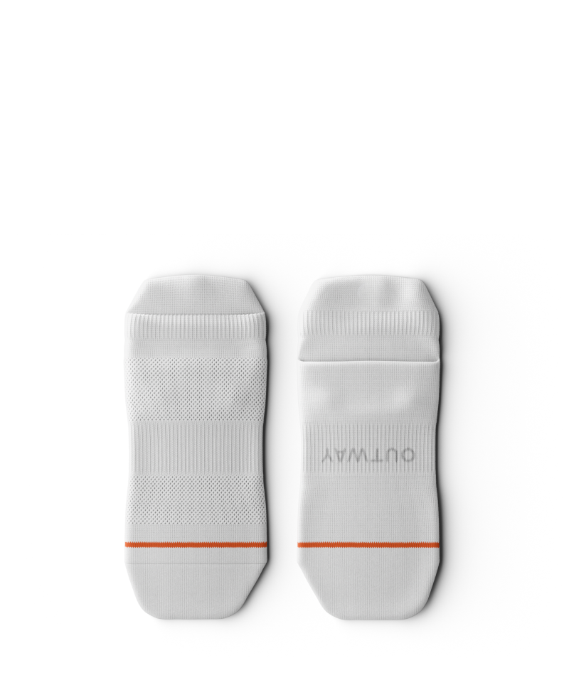 Flagship White Athletic Ankle Socks