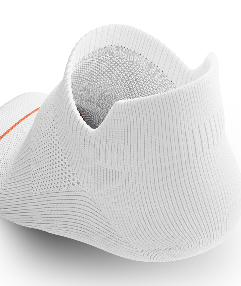 Flagship White Athletic Ankle Socks