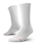 Flagship White Athletic Crew Socks