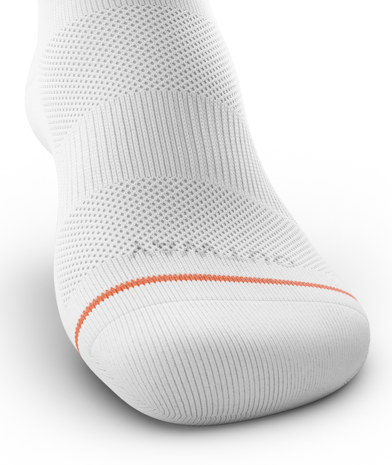 Flagship White Athletic Crew Socks