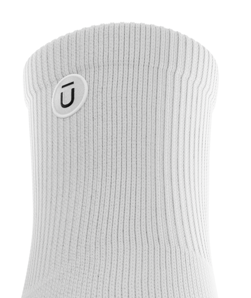 Lot de 3 chaussettes de sport blanches quart de hauteur Flagship