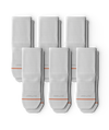 Lot de 6 chaussettes de sport basses blanches Flagship