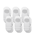 Flagship White No Show Socks 6-Pack