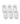Flagship White No Show Socks 6-Pack
