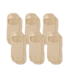 Flagship Beige No Show Socks 6-Pack