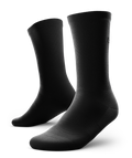 Chaussettes d'équipage noires athlétiques emblématiques V1