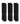 Flagship Black Merino Wool Lite Crew Socks 3-Pack
