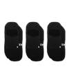 Flagship Black No Show Socks 3-Pack