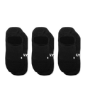 Flagship Black No Show Socks 3-Pack