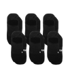 Flagship Black No Show Socks 6-Pack