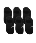 Flagship Black No Show Socks 6-Pack