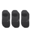 Flagship Grey No Show Socks 3-Pack
