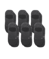 Flagship Grey No Show Socks 6-Pack