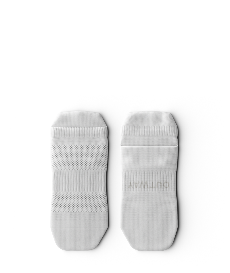 Flagship White Athletic Ankle Socks V1
