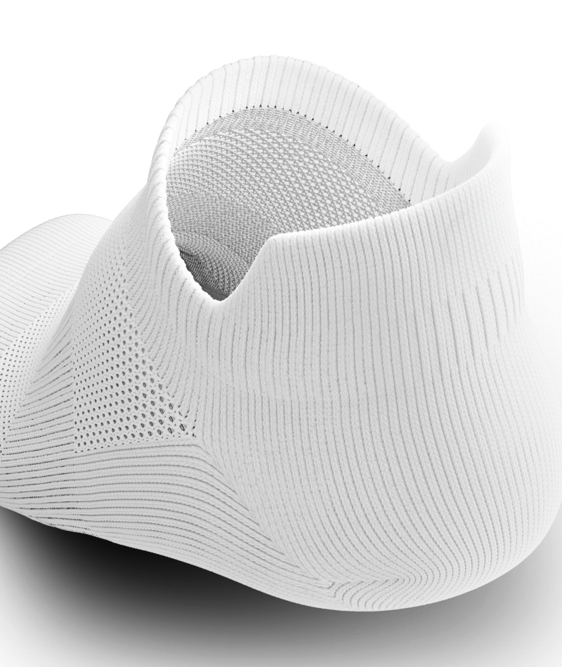 Flagship White Athletic Ankle Socks V1 3-Pack
