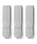 Flagship White Athletic Crew Socks V1 3-Pack