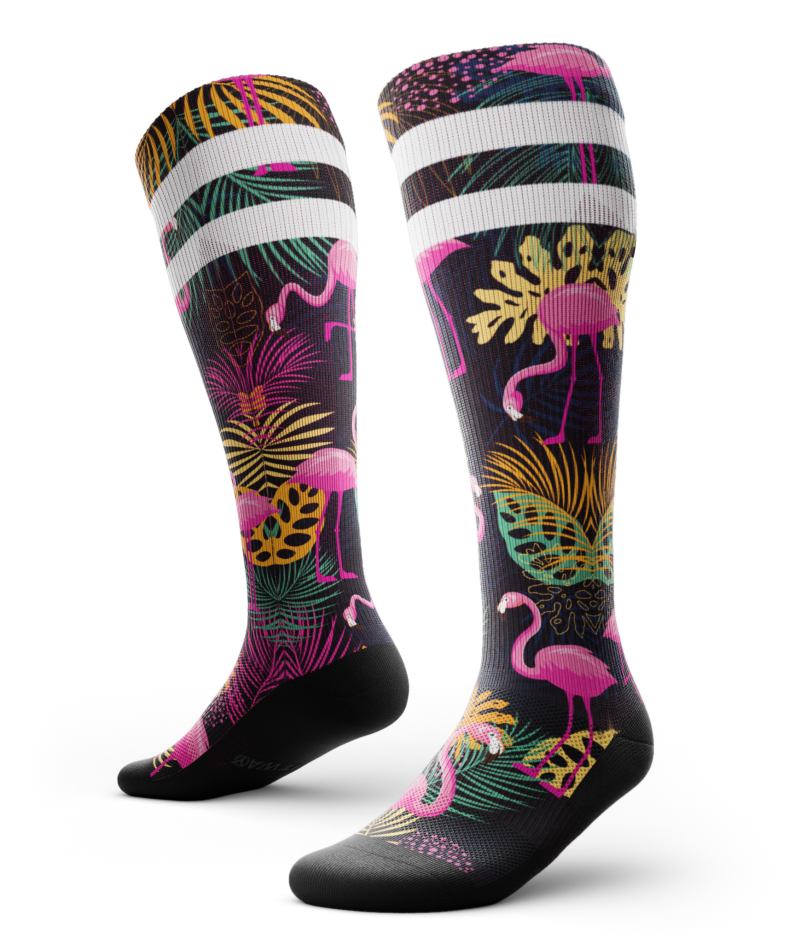Flamboyance Athletic Knee High Compression Socks