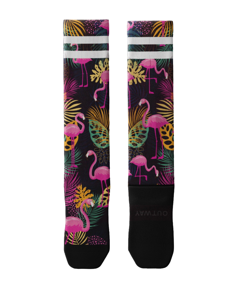 Flamboyance Athletic Knee High Compression Socks