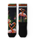 Flamingle Athletic Crew Socks