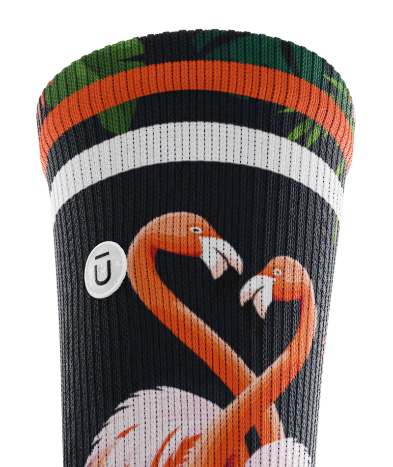 Flamingle Athletic Crew Socks