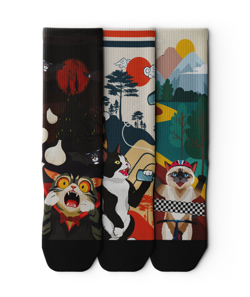 Floppy Fluffy Crew Socks 3-Pack