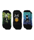 Fluffy Athletic Ankle Socks 3-Pack