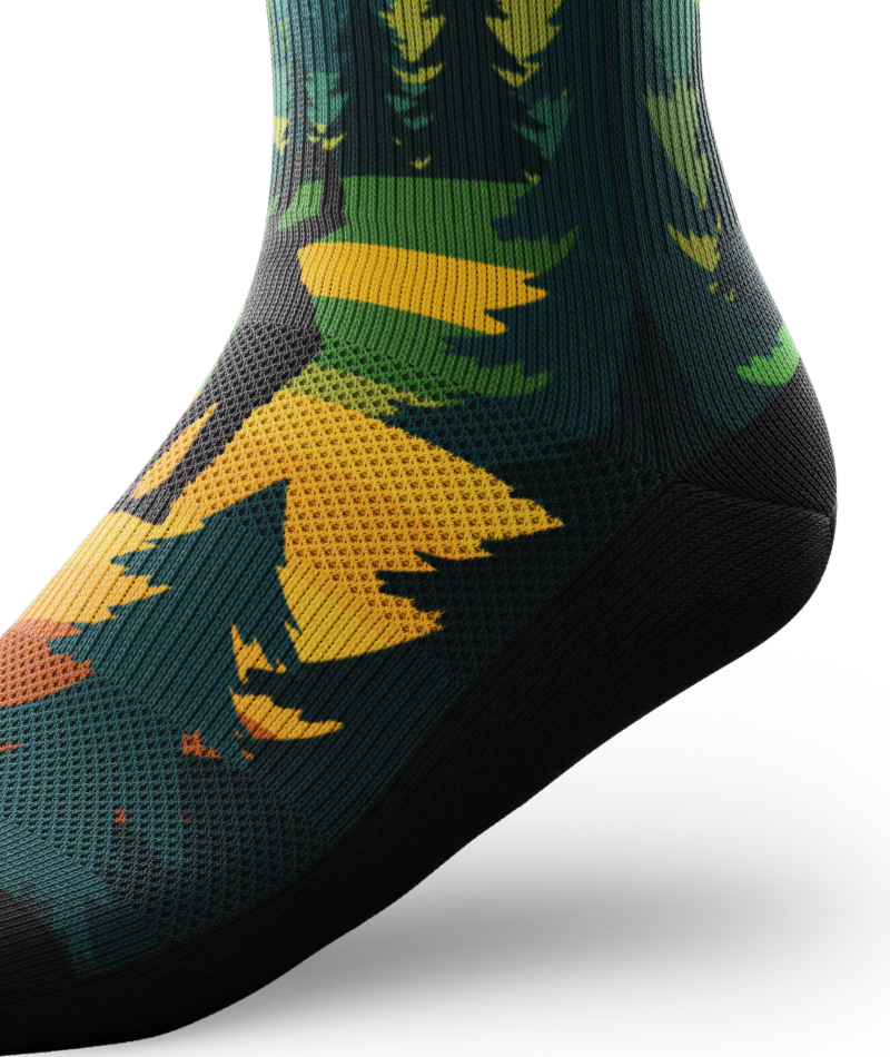 Foreground Athletic Crew Socks