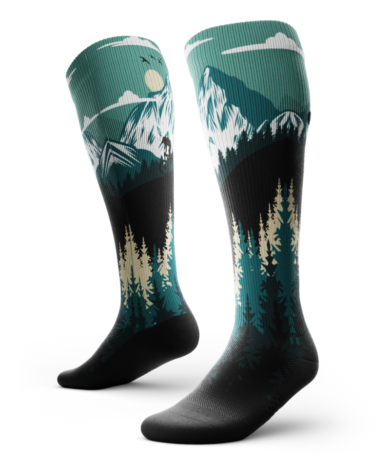 Free Ride Athletic Knee High Compression Socks by OUTWAY