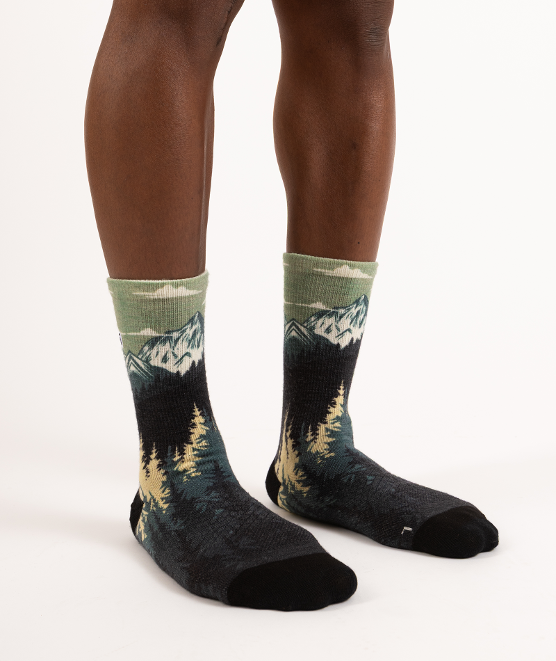 Chaussettes crew légères Explorer en laine mérinos - Paquet de 3