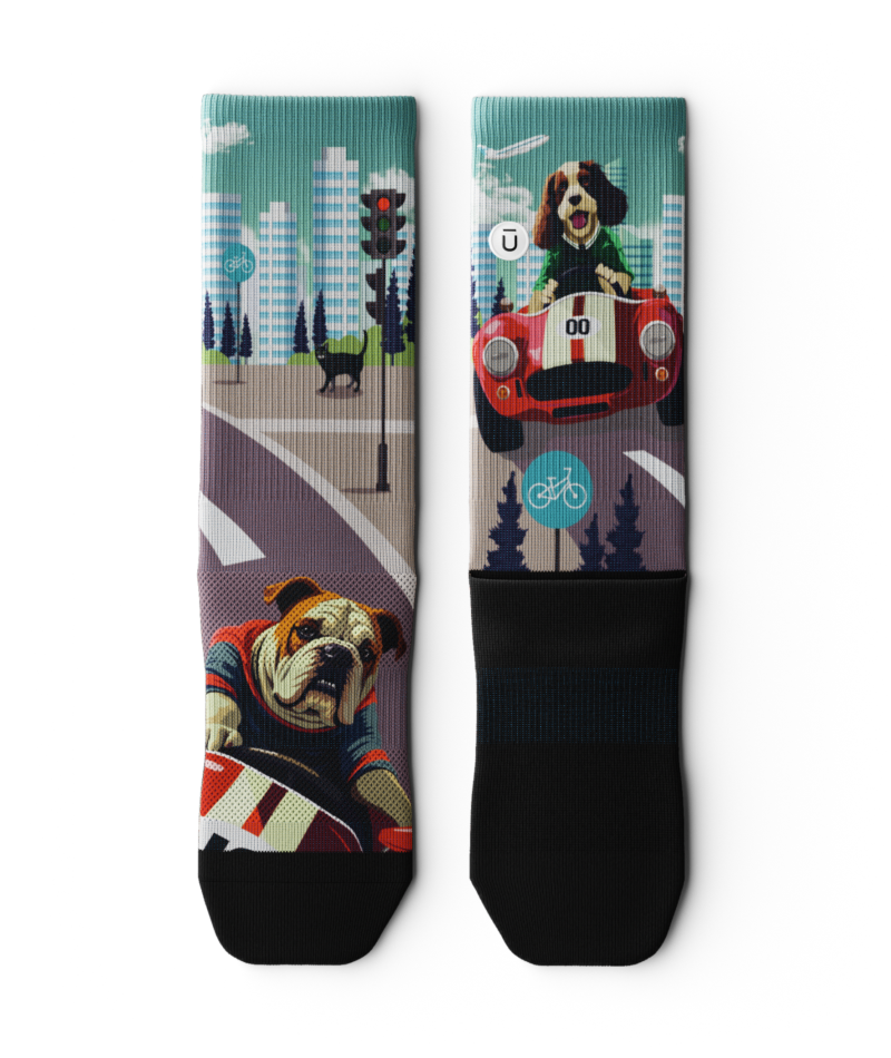 Fur-mula Woof Crew Socks