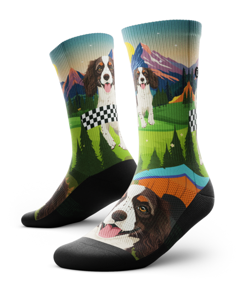 Fur-st to Finish Athletic Crew Socks