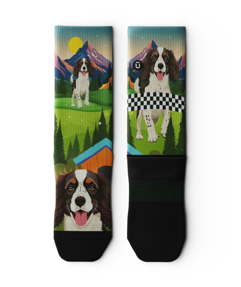 Fur-st to Finish Athletic Crew Socks