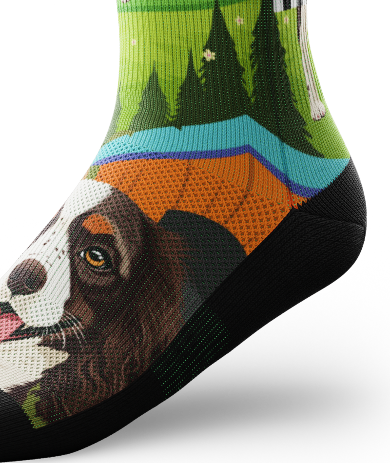 Fur-st to Finish Athletic Crew Socks